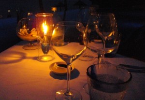 Candlelight dinner